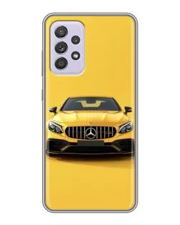 Чехол для Samsung Galaxy A52 5G (A526) с картинкой «Желтый Mercedes GT»