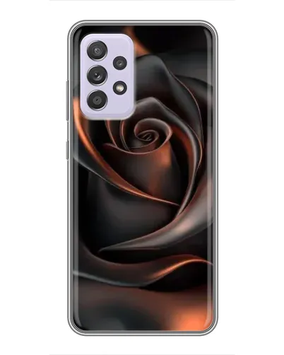 Чехол для Samsung Galaxy A52 5G (A526) с картинкой «Шелковая черная роза» Чехол для Samsung Galaxy A52 5G (A526) с картинкой «Шелковая черная роза»