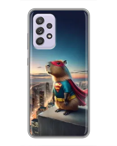Чехол для Samsung Galaxy A52 5G (A526) с картинкой «Капи-мен супергерой» Чехол для Samsung Galaxy A52 5G (A526) с картинкой «Капи-мен супергерой»