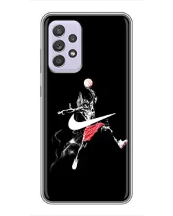 Чехол для Samsung Galaxy A52 с картинкой «Jordan Jumpman»