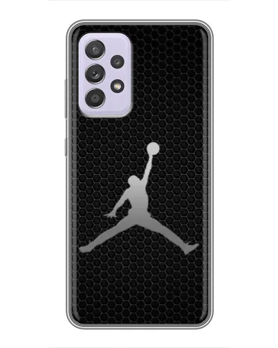 Чехол для Samsung Galaxy A52 с картинкой «Jordan Dark Carbon»