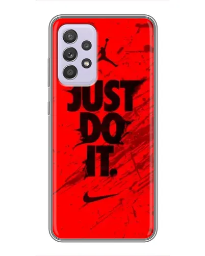 Чехол для Samsung Galaxy A52 с картинкой «Nike Just Do It»