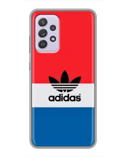 Чехол для Samsung Galaxy A52 с картинкой «Ретро блоки Adidas»