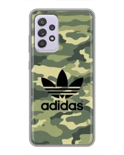Чехол для Samsung Galaxy A52 с картинкой «Милитари стиль Adidas»