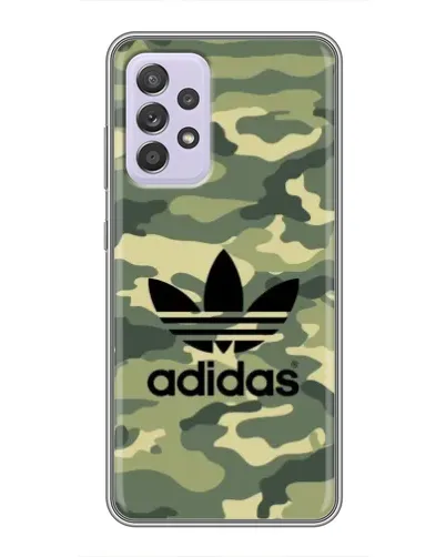 Чехол для Samsung Galaxy A52 с картинкой «Милитари стиль Adidas»