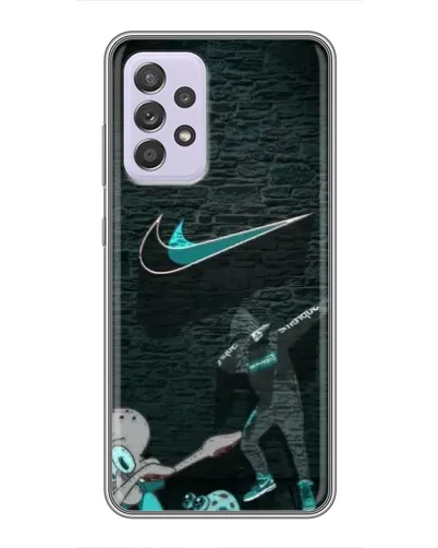 Чехол для Samsung Galaxy A52 с картинкой «Спортивный арт Nike»