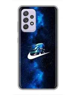 Чехол для Samsung Galaxy A52 с картинкой «Звездный путь Nike»