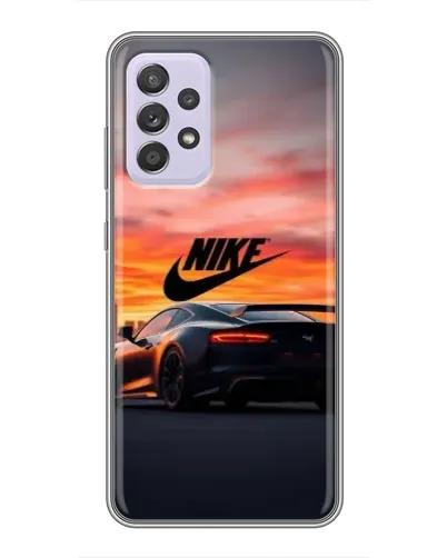Чехол для Samsung Galaxy A52 с картинкой «Nike и суперкар»