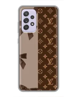 Чехол для Samsung Galaxy A52 с картинкой «Louis Vuitton — банты»