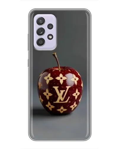 Чехол для Samsung Galaxy A52 с картинкой «Красное яблоко LV»