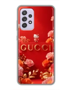 Чехол для Samsung Galaxy A52 с картинкой «Gucci — золотой сад»