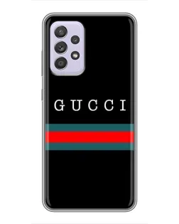 Чехол для Samsung Galaxy A52 с картинкой «Gucci — красный пояс»