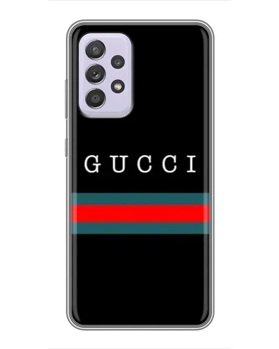 Чехол для Samsung Galaxy A52 с картинкой «Gucci — красный пояс»