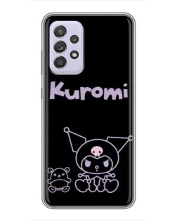 Чехол для Samsung Galaxy A52 с картинкой «Kuromi — черный минимализм» Чехол для Samsung Galaxy A52 с картинкой «Kuromi — черный минимализм»