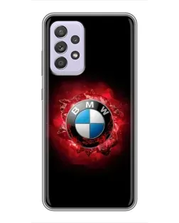 Чехол для Samsung Galaxy A52 с картинкой «Логотип BMW — вспышка» Чехол для Samsung Galaxy A52 с картинкой «Логотип BMW — вспышка»