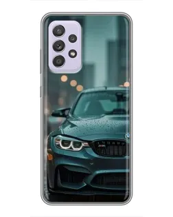 Чехол для Samsung Galaxy A52 с картинкой «BMW в огнях города» Чехол для Samsung Galaxy A52 с картинкой «BMW в огнях города»