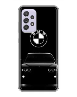 Чехол для Samsung Galaxy A52 с картинкой «BMW — взгляд из темноты» Чехол для Samsung Galaxy A52 с картинкой «BMW — взгляд из темноты»