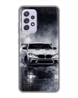 Чехол для Samsung Galaxy A52 с картинкой «BMW сквозь туман» Чехол для Samsung Galaxy A52 с картинкой «BMW сквозь туман»