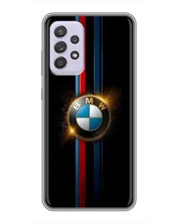 Чехол для Samsung Galaxy A52 с картинкой «BMW M-Power неон» Чехол для Samsung Galaxy A52 с картинкой «BMW M-Power неон»