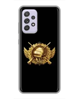 Чехол для Samsung Galaxy A52 с картинкой «PUBG — оранжевый градиент» Чехол для Samsung Galaxy A52 с картинкой «PUBG — оранжевый градиент»