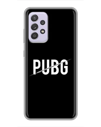 Чехол для Samsung Galaxy A52 с картинкой «PUBG — белый логотип» Чехол для Samsung Galaxy A52 с картинкой «PUBG — белый логотип»