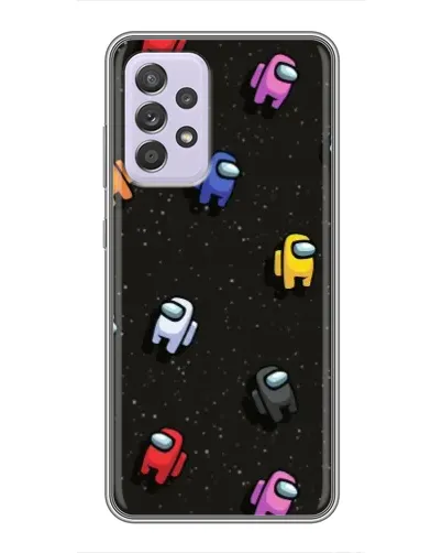 Чехол для Samsung Galaxy A52 с картинкой «Космический паттерн Among Us» Чехол для Samsung Galaxy A52 с картинкой «Космический паттерн Among Us»