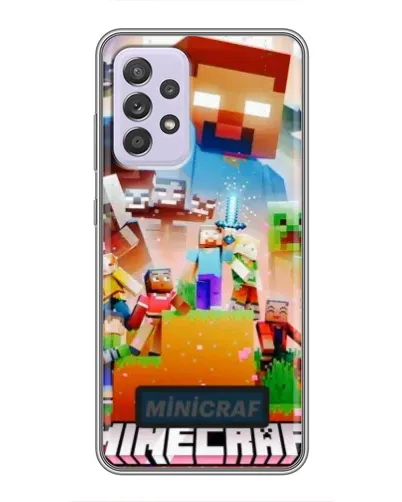 Чехол для Samsung Galaxy A52 с картинкой «Minecraft герои игры» Чехол для Samsung Galaxy A52 с картинкой «Minecraft герои игры»