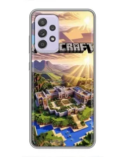 Чехол для Samsung Galaxy A52 с картинкой «Minecraft панорама» Чехол для Samsung Galaxy A52 с картинкой «Minecraft панорама»