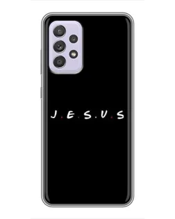 Чехол для Samsung Galaxy A52 с картинкой «Точки веры J.E.S.U.S.»