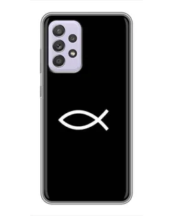 Чехол для Samsung Galaxy A52 с картинкой «Символ рыбы Jesus» Чехол для Samsung Galaxy A52 с картинкой «Символ рыбы Jesus»