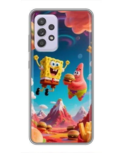 Чехол для Samsung Galaxy A52 с картинкой «Космический фастфуд» Чехол для Samsung Galaxy A52 с картинкой «Космический фастфуд»