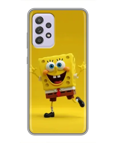 Чехол для Samsung Galaxy A52 с картинкой «Позитивный Губка Боб» Чехол для Samsung Galaxy A52 с картинкой «Позитивный Губка Боб»