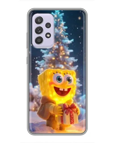 Чехол для Samsung Galaxy A52 с картинкой «Рождественский Спанч Боб» Чехол для Samsung Galaxy A52 с картинкой «Рождественский Спанч Боб»