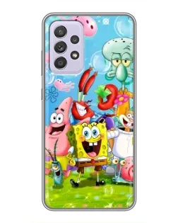 Чехол для Samsung Galaxy A52 с картинкой «Губка Боб и друзья» Чехол для Samsung Galaxy A52 с картинкой «Губка Боб и друзья»