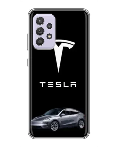 Чехол для Samsung Galaxy A52 с картинкой «Tesla Model Y»