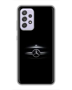Чехол для Samsung Galaxy A52 с картинкой «Mercedes — абстрактные линии»