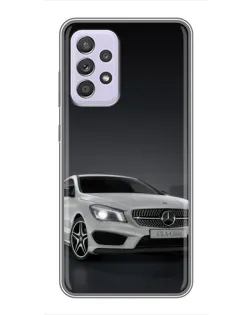 Чехол для Samsung Galaxy A52 с картинкой «Mercedes AMG GT Silver»