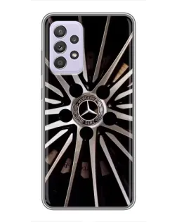 Чехол для Samsung Galaxy A52 с картинкой «Диск Mercedes»