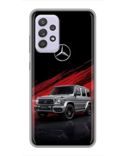 Чехол для Samsung Galaxy A52 с картинкой «Mercedes G-Class красный»