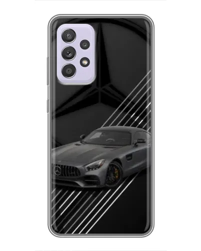 Чехол для Samsung Galaxy A52 с картинкой «Mercedes AMG — графика»