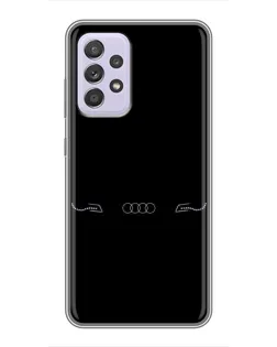 Чехол для Samsung Galaxy A52 с картинкой «Audi — световой подпись»