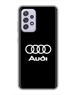 Чехол для Samsung Galaxy A52 с картинкой «Классическое лого Audi»
