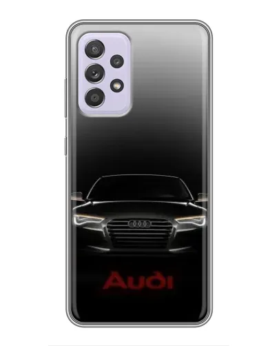 Чехол для Samsung Galaxy A52 с картинкой «Audi — градиентный контур»