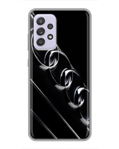 Чехол для Samsung Galaxy A52 с картинкой «Audi — абстрактные кольца»