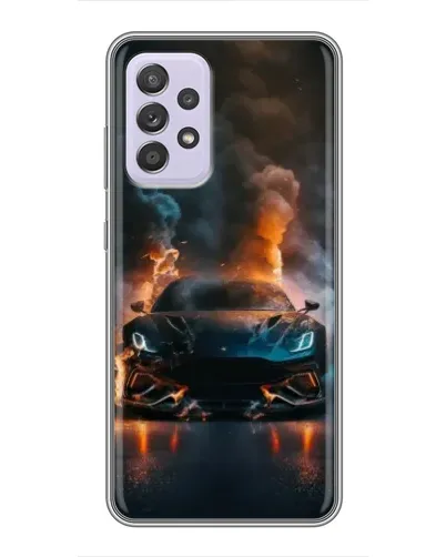 Чехол для Samsung Galaxy A52 с картинкой «Lamborghini дымная эстетика»