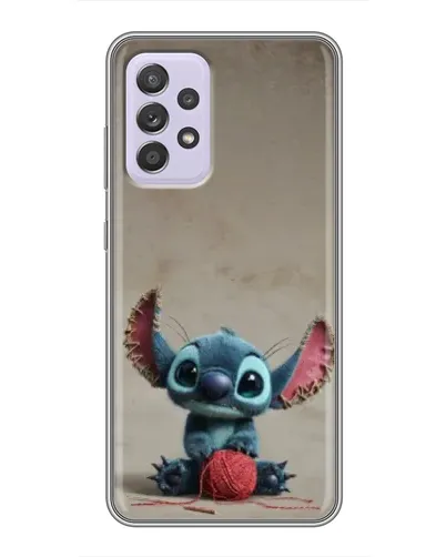 Чехол для Samsung Galaxy A52 с картинкой «Стич на коричневом фоне» Чехол для Samsung Galaxy A52 с картинкой «Стич на коричневом фоне»
