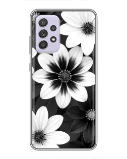 Чехол для Samsung Galaxy A52 с картинкой «Монохромные астры» Чехол для Samsung Galaxy A52 с картинкой «Монохромные астры»