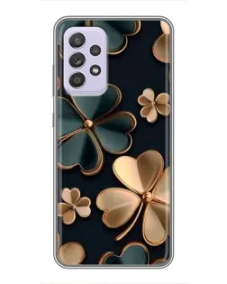 Чехол для Samsung Galaxy A52 с картинкой «Клевер в золоте» Чехол для Samsung Galaxy A52 с картинкой «Клевер в золоте»
