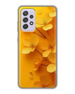 Чехол для Samsung Galaxy A52 с картинкой «Золотые лепестки» Чехол для Samsung Galaxy A52 с картинкой «Золотые лепестки»
