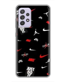 Чехол для Samsung Galaxy A52s 5G (A528) с картинкой «Nike Mix Pattern»
